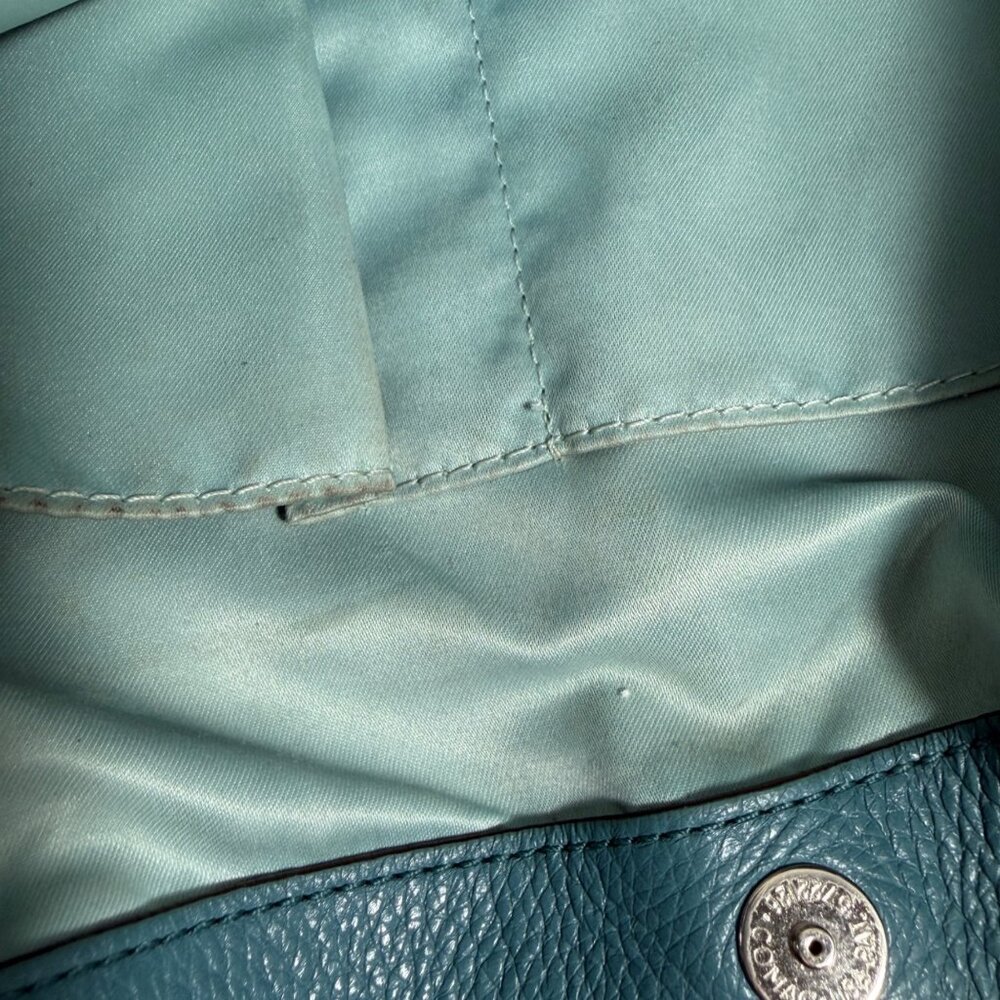 COACH Avery Pebbled Leather Tassel Hobo Shoulder Slim Bucket Bag w/ Tag F23309 - Picture 12 of 14
